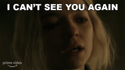 Woman Face I Can't See You Again GIF