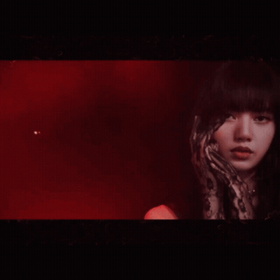 Woman Face Red Lights GIF