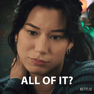 Woman Face Saying All Of It GIF