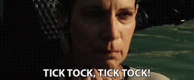 Woman Face Tick Tock Tick Tock GIF