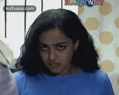 Woman Face With Harmony Background GIF
