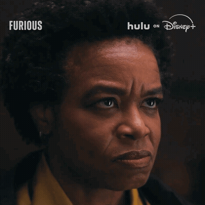Woman Face With Hulu On Disney GIF
