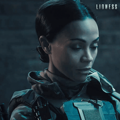 Woman Face With Lioness GIF