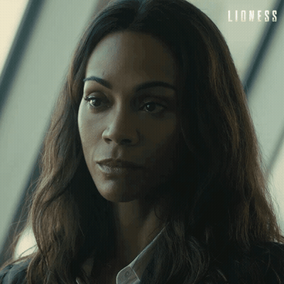 Woman Face With Lioness GIF