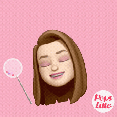 Woman Face With Lollipop Pops Litto GIF