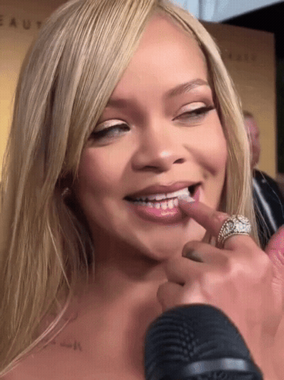 Woman Face With Microphone GIF