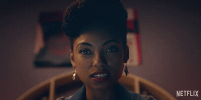 Woman Face With Netflix Logo