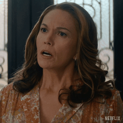 Woman Face With Netflix GIF
