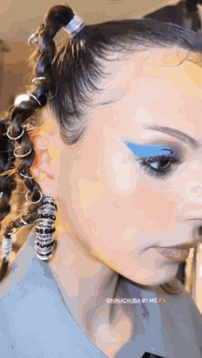 Woman Face With Ninachuba By Me GIF