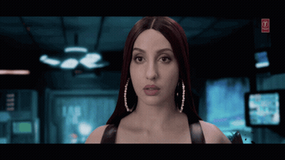 Woman Face With Red T GIF