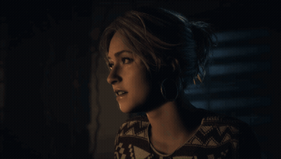 Woman Face With Shadow GIF