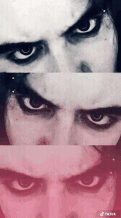 Woman Face With Three Makeup Shades GIF