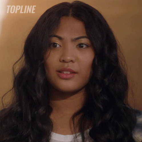 Woman Face With Topline Bottom Right GIF