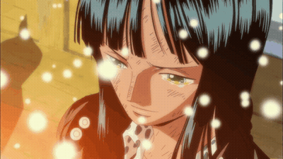 Woman Face With White Circles GIF