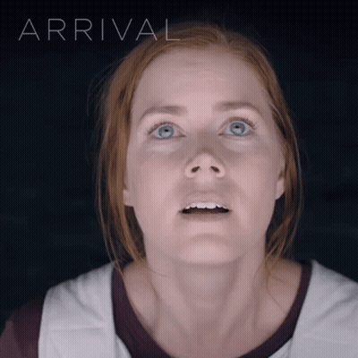 Woman Face With Word Arrival GIF