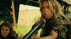 Woman Firing Shotgun GIF