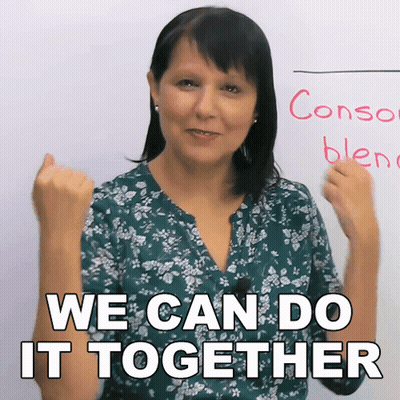 Woman Fist In Air We Can Do It Together GIF