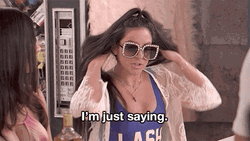 Woman Fixing Her Hair Just Saying GIF