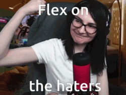 Woman Flex On The Haters GIF