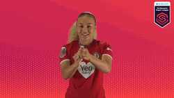 Woman Footballer Celebrate With Party Popper GIF