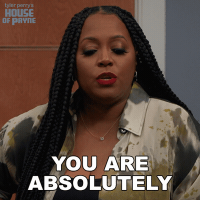 Woman From Tyler Perry House Of Payne Saying You Are Absolutely GIF