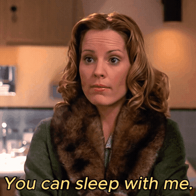 Woman Fur Coat You Can Sleep With Me GIF