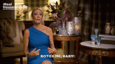 Woman Getting Botox Treatment GIF