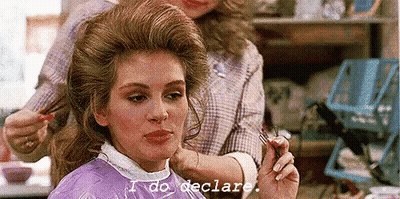 Woman Getting Haircut By Hairdresser GIF