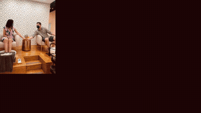 Woman Getting Nails Painted GIF