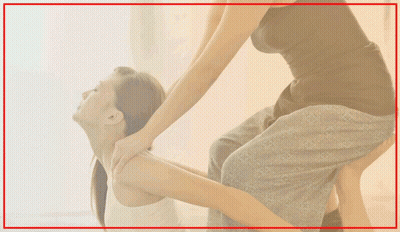 Woman Getting Thai Massage GIF