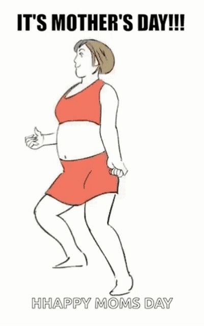 Woman Giving Child Piggyback Ride GIF
