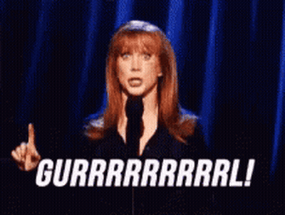 Woman Giving Middle Finger Saying Gurr GIF