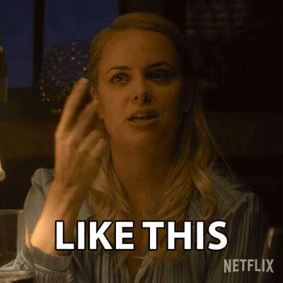 Woman Giving Middle Finger Saying Like This GIF