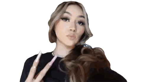 Woman Giving Peace Sign Sticker