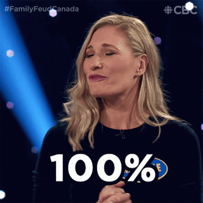 Woman Giving Thumbs Up 100 Percent GIF