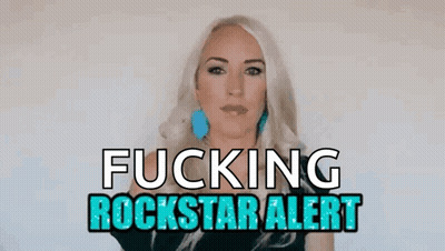 Woman Giving Thumbs Up Fucking Rockstar Alert GIF