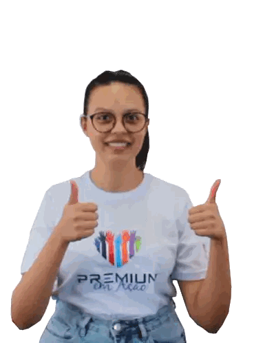 Woman Giving Thumbs Up Sticker