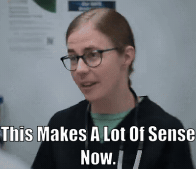 Woman Glasses Stethoscope This Makes A Lot Of Sense Now GIF