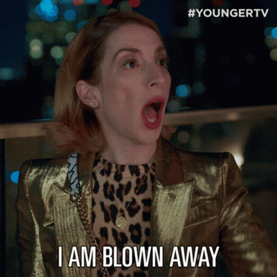 Woman Gold Jacket Leopard Print Blown Away GIF