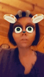 Woman Googly Eyes Filter GIF