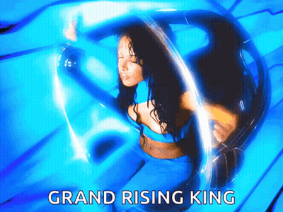 Woman Grand Rising King GIF