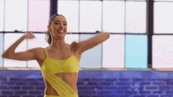 Woman Gymnastic Cartwheel GIF