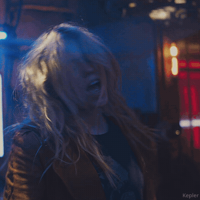 Woman Hair Blowing In Wind Kepler GIF