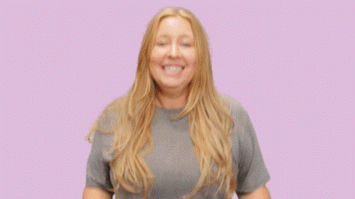 Woman Hair Blowing Stickers Are Everywhere GIF