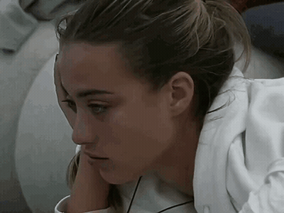 Woman Hand On Face GIF