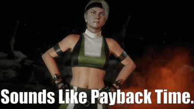 Woman Hands On Hips Sounds Like Payback Time GIF