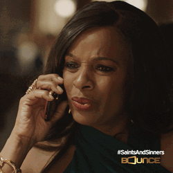 Woman Hang Up Phone Can't Believe Reaction  GIF