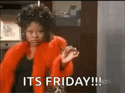 Woman Happy Funny Dance Friday Meme GIF