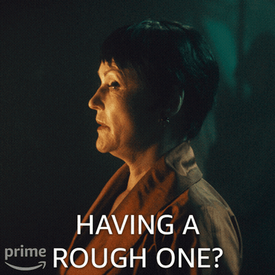 Woman Having a Rough One