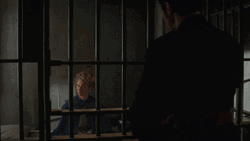 Woman Heart Break Behind Bars GIF